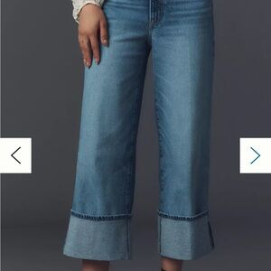 PAIGE Light Blue Cropped Jeans (Sasha)
